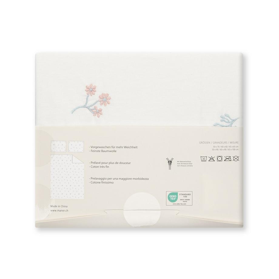 Manor Ambra Kissenbezug mit Blumenstickerei  