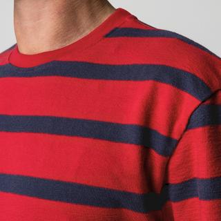 Manor Man Langarm Gestreiftes T-Shirt  