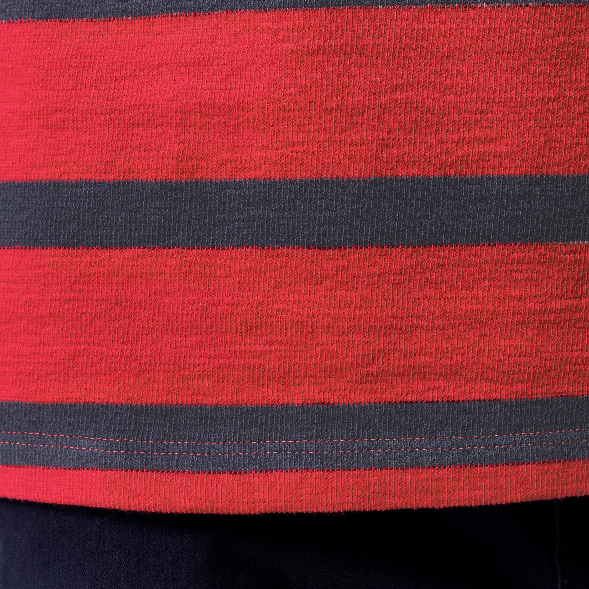 Manor Man Langarm Gestreiftes T-Shirt  