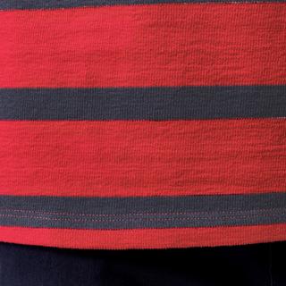 Manor Man Langarm Gestreiftes T-Shirt  