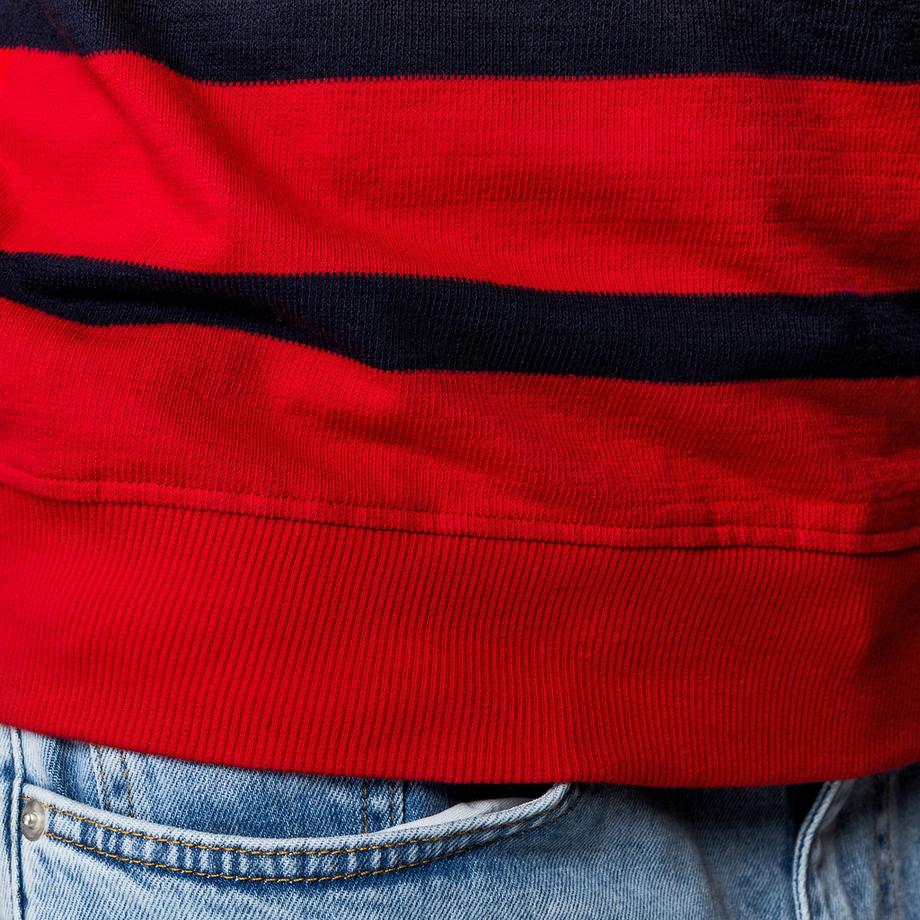 Manor Man Pullover Senza Maniche Scollo a V a Righe  