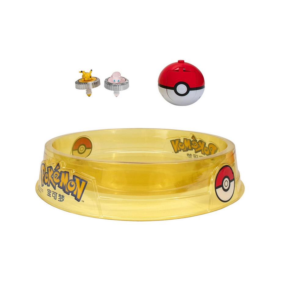 jazwares  Pokémon Battle Spinne rArena Set con Pikachu e Mew 