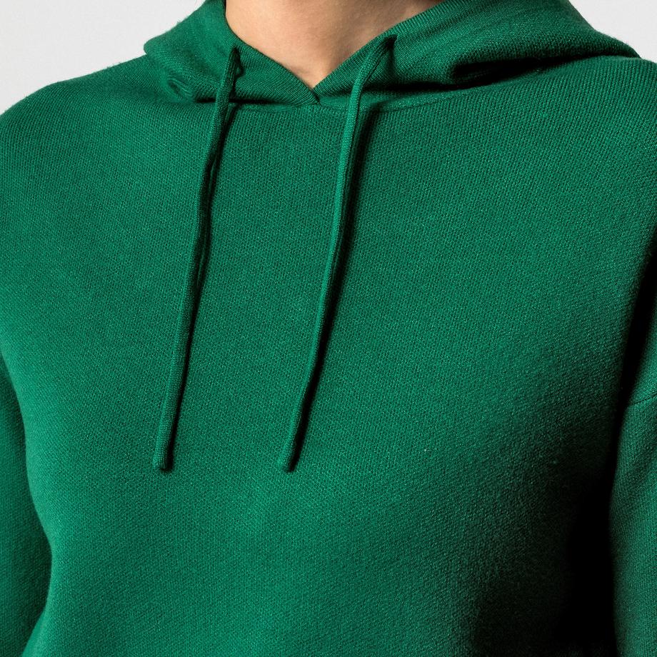 Manor Woman Maglione con Cappuccio a Righe  