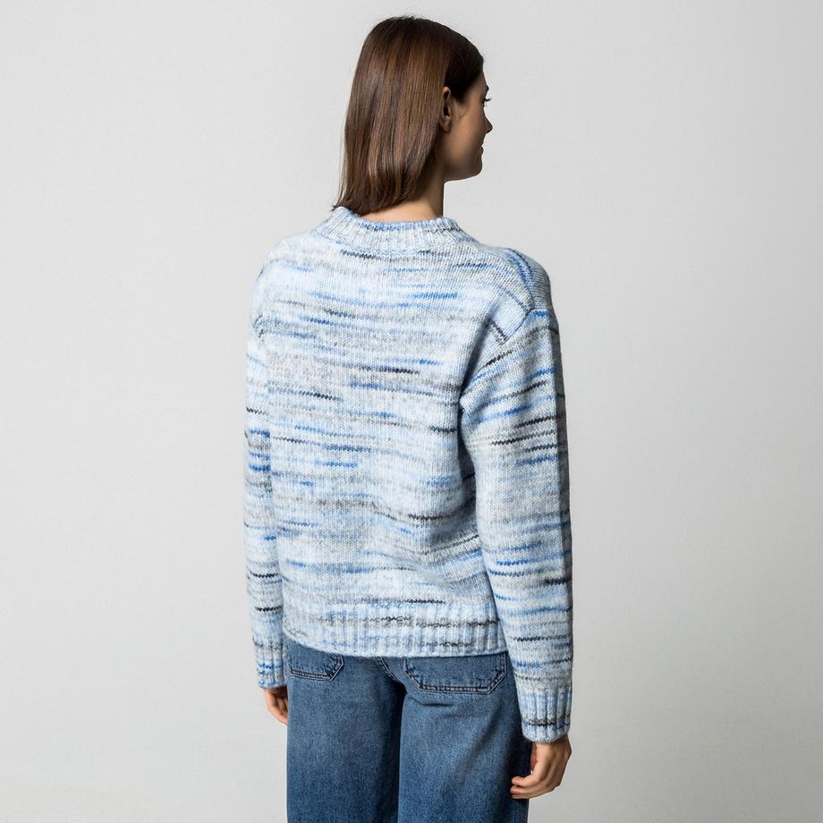 Manor Woman Pull rayé coupe droite  