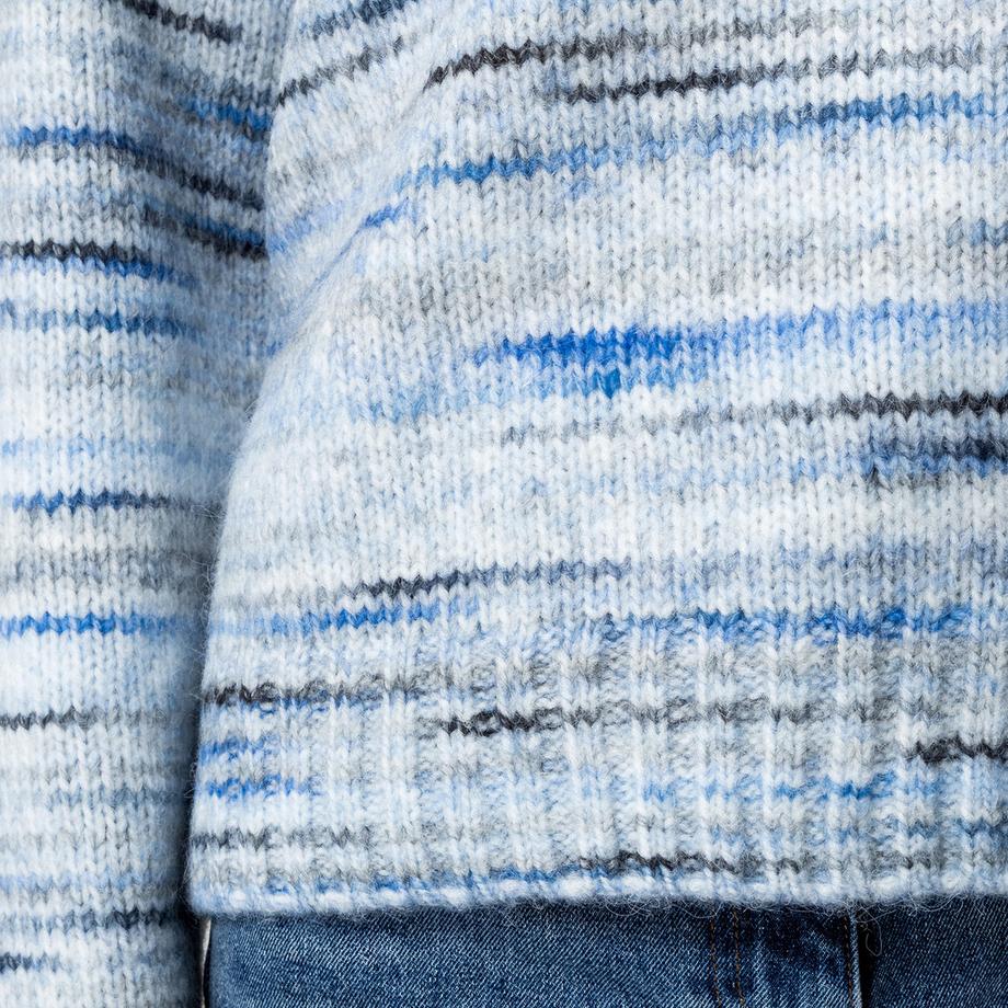 Manor Woman Pull rayé coupe droite  