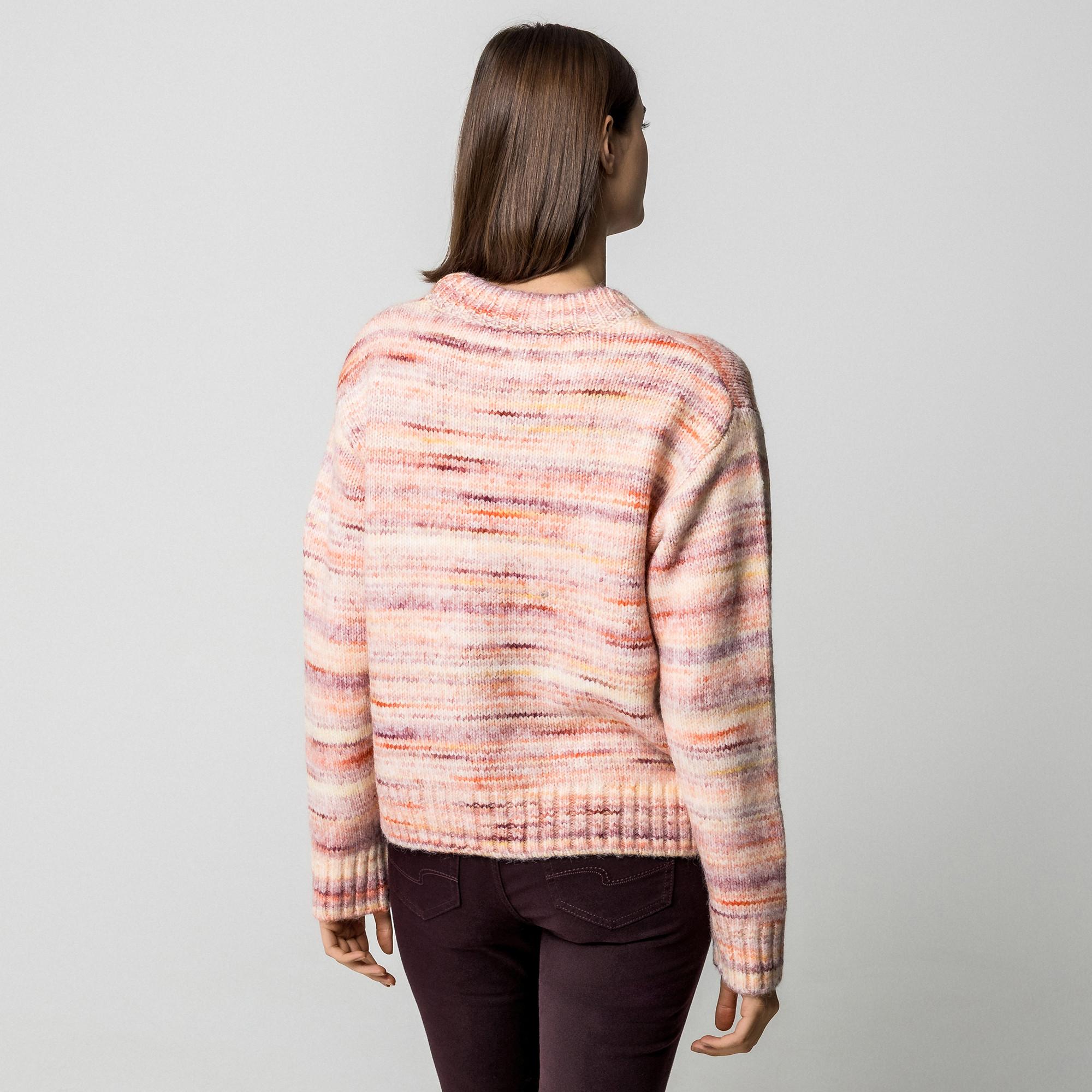 Manor Woman Gestreifter Regular Fit Pullover Rundhals  