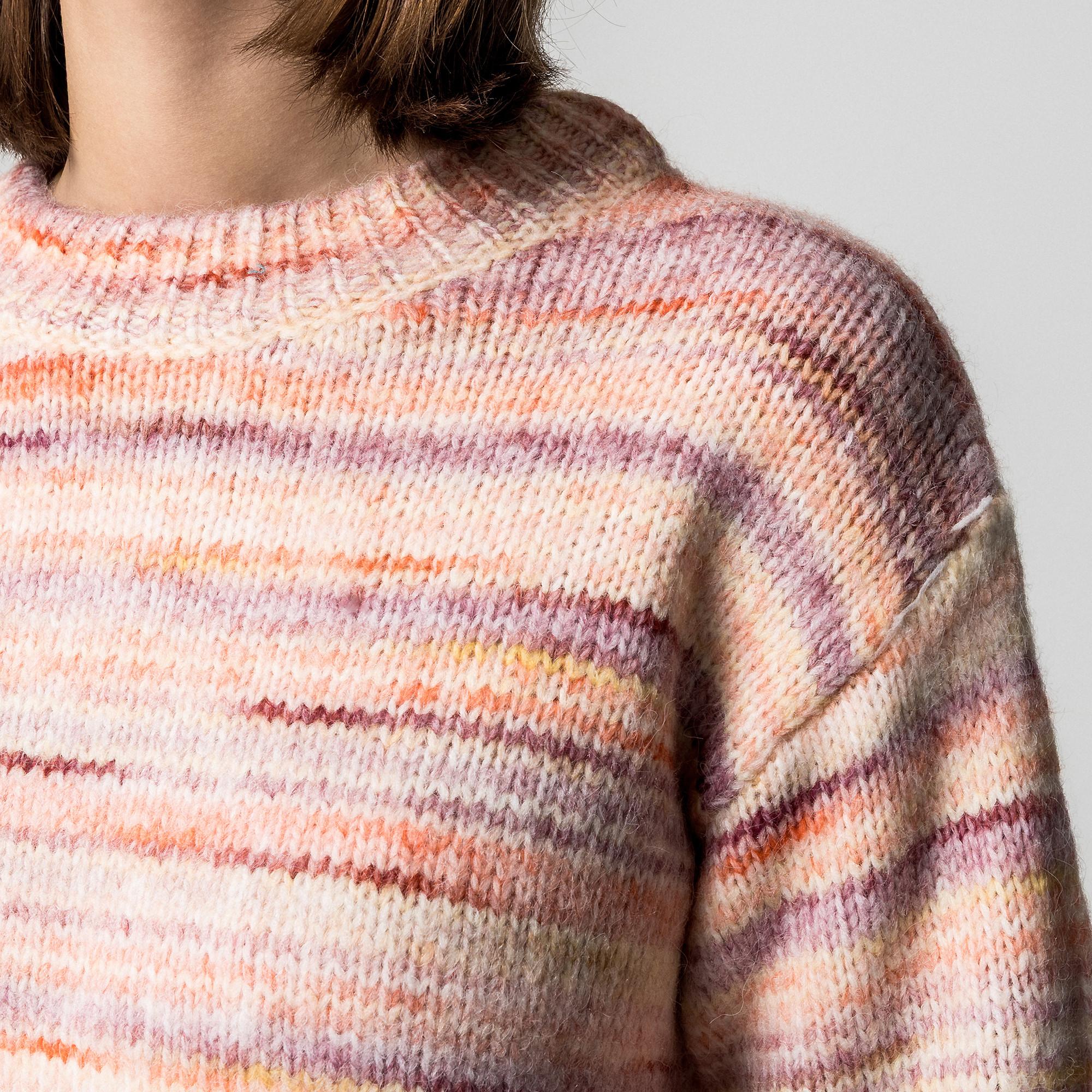 Manor Woman Gestreifter Regular Fit Pullover Rundhals  