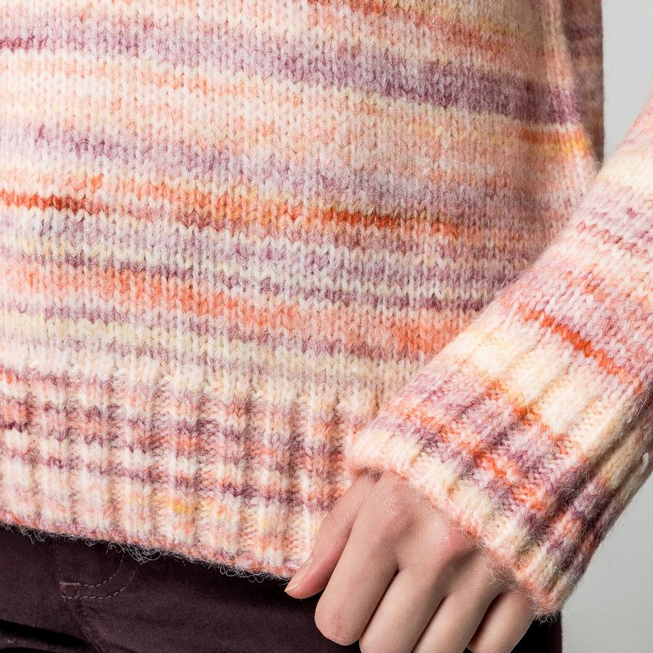 Manor Woman Pull rayé coupe droite  