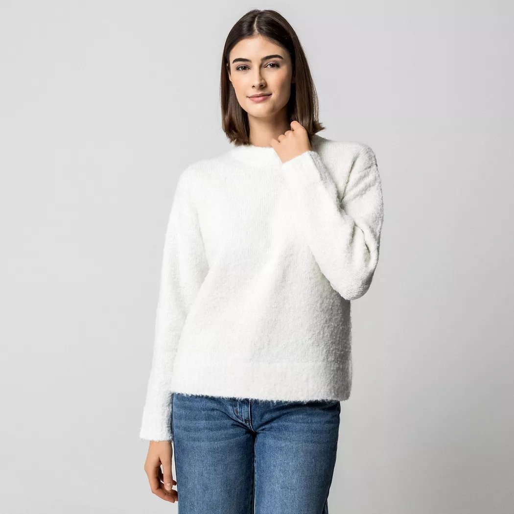 Manor Woman - Pullover, für Damen, Antikweiss, Größe S