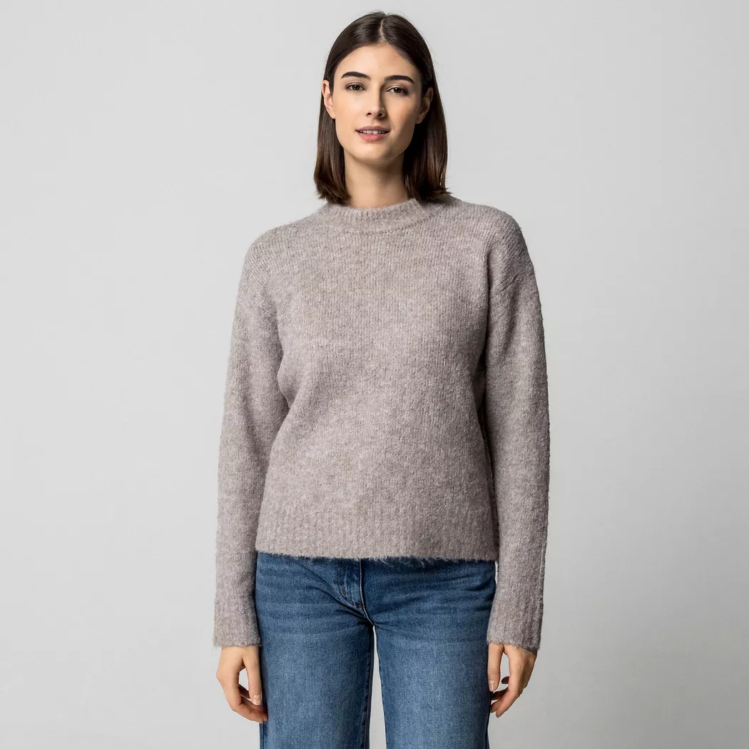Manor Woman - Pullover, für Damen, Beige Größe S