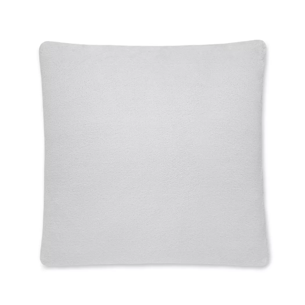 Manor - Fleece Zierkissen, 50 x 50 cm, Grau
