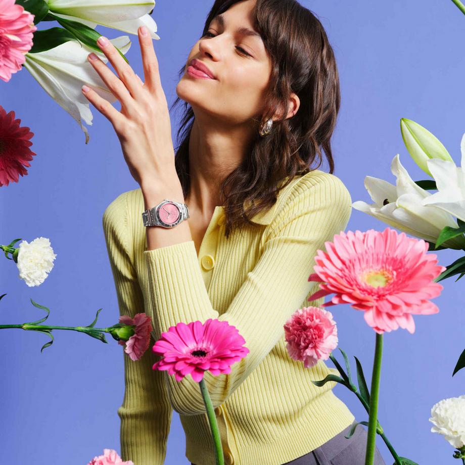 swatch PETAL CHARM Orologio analogico 