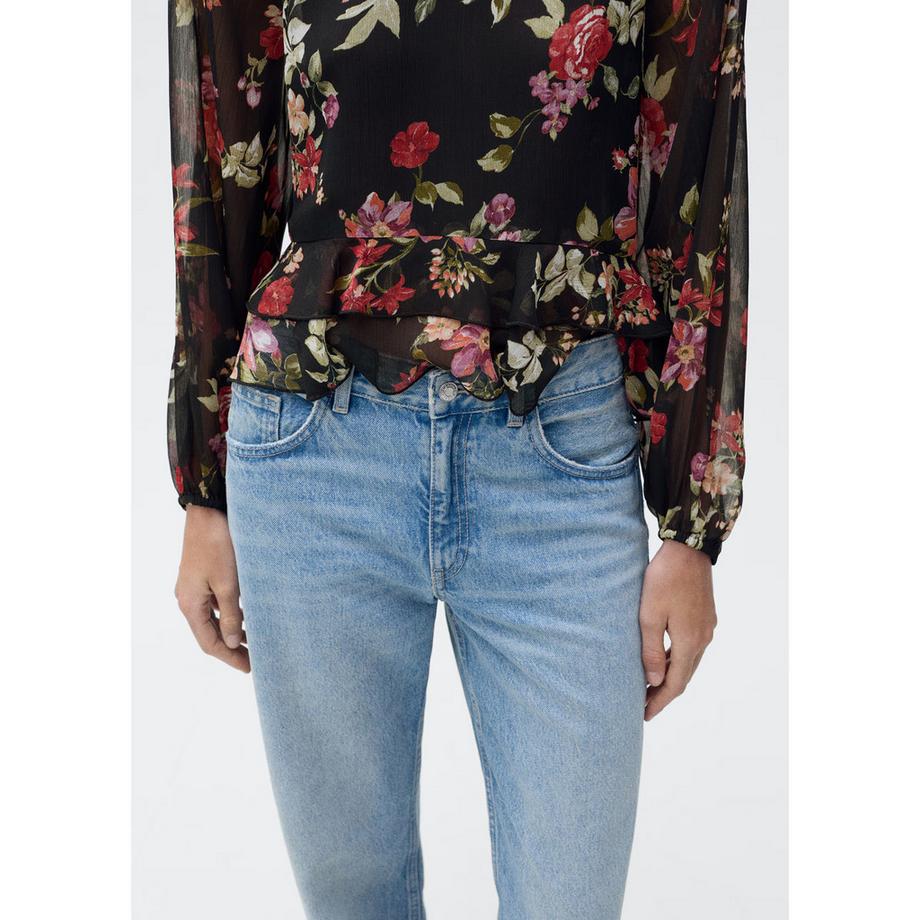 MANGO SAVAGE Blumenprint Bluse  