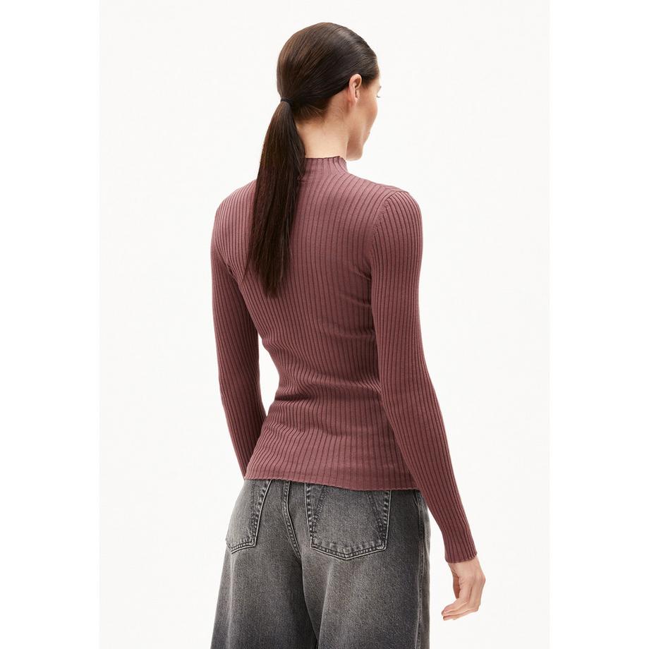 ARMEDANGELS ALAANIA Top Côtelé Manches Longues  