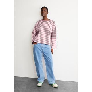 ARMEDANGELS Sweatshirt Rayé Oversize Manches Longues  