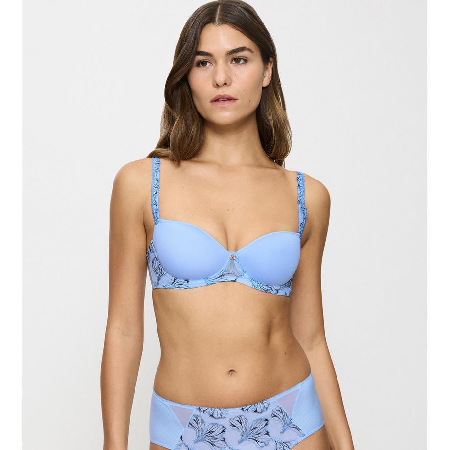 Triumph Wild Iris Florale Wattierter Bügel-Halbschalen-BH  