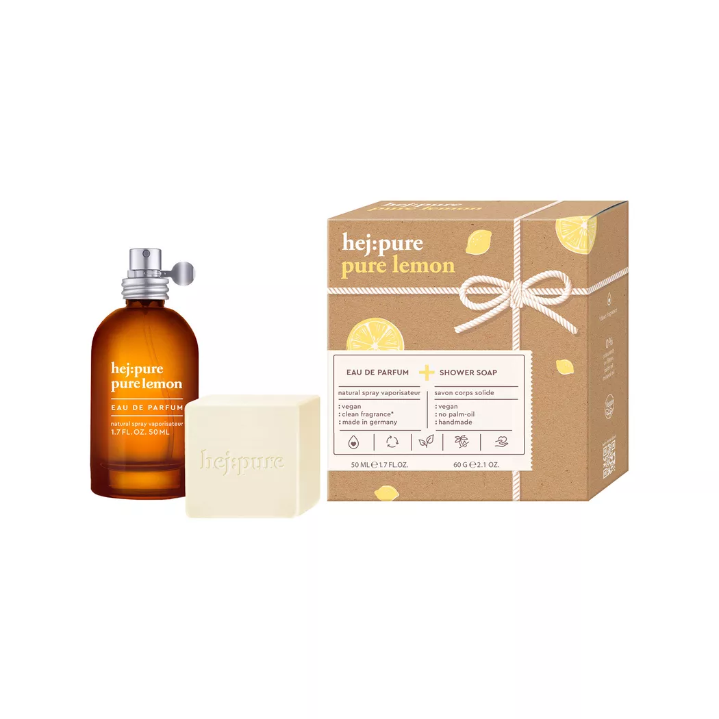 hej:pure - Pure Lemon Geschenkset mit Seife, set