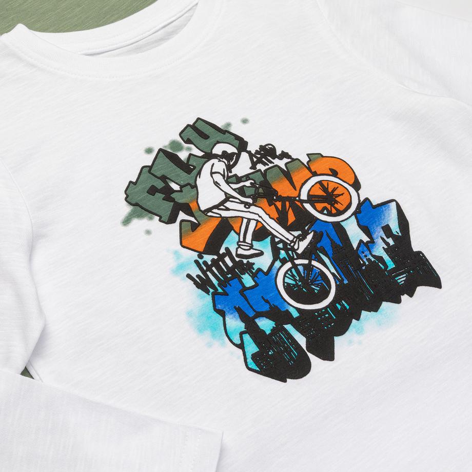 Manor Kids  Lot de 2 T-shirts, manches longues 