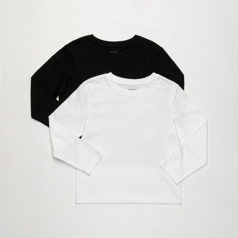 Lot de 2 T-shirts, manches longues