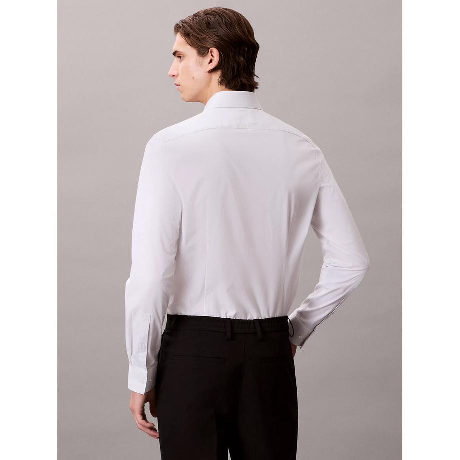 CALVIN KLEIN Hemden Gestreiftes Slim Fit Langarmhemd  