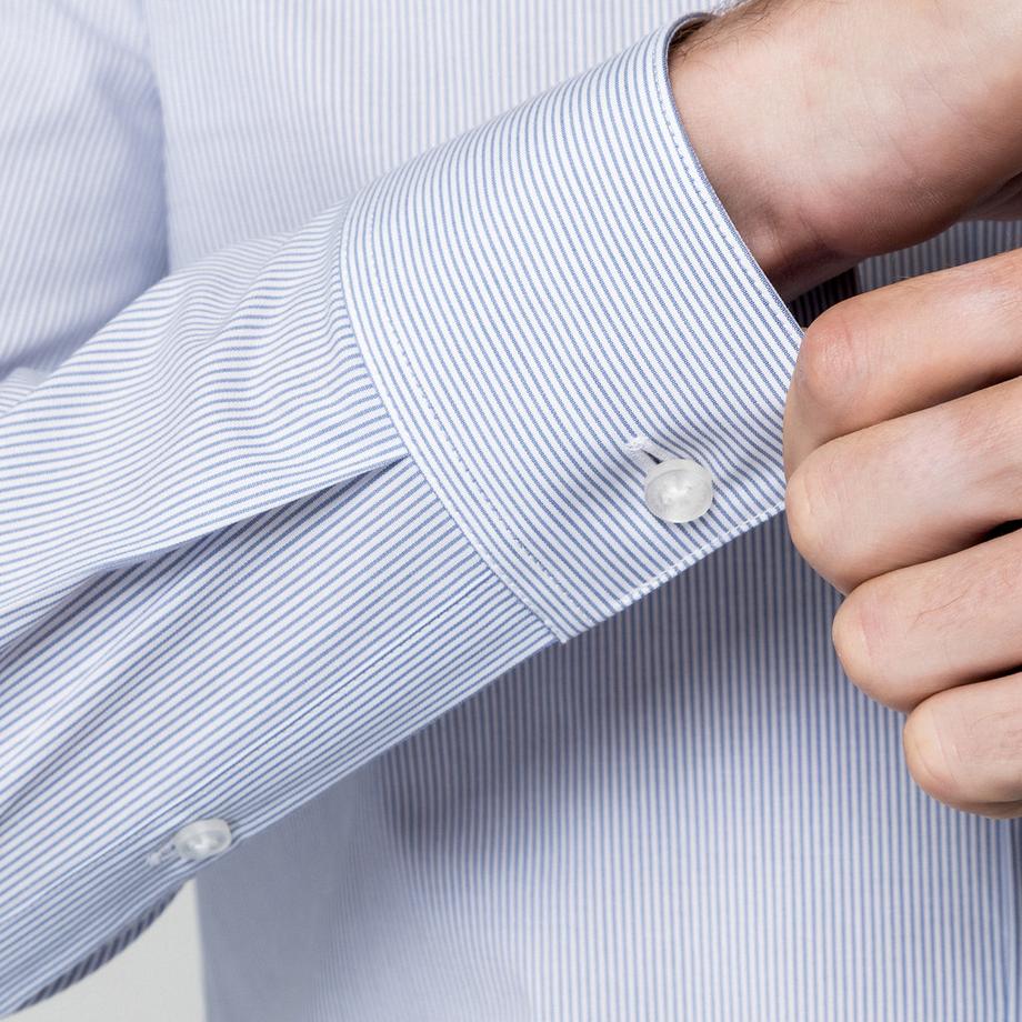 CALVIN KLEIN Hemden Gestreiftes Langarm Business Hemd Slim Fit  