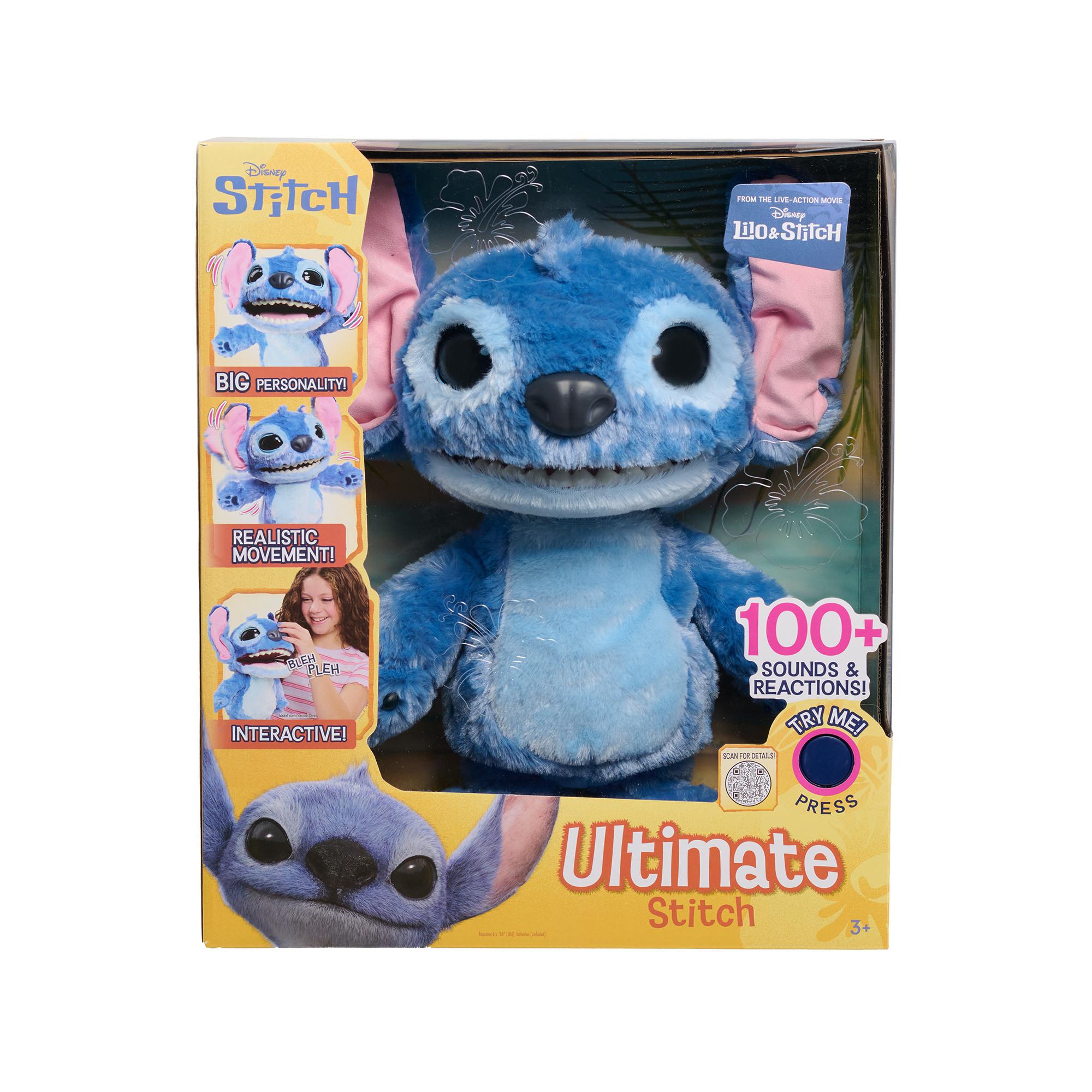 Just Play  Peluche interattiva Disney Stitch Ultimate 