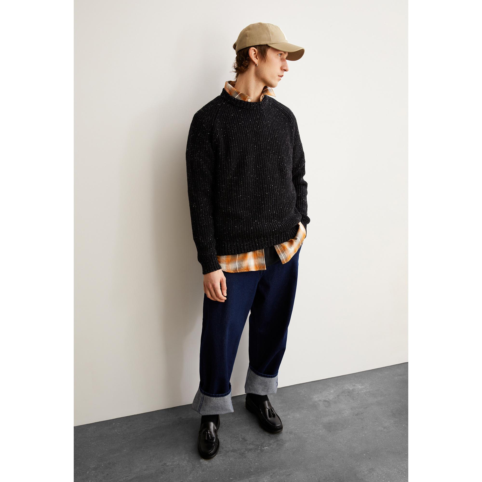 ARMEDANGELS KIAANO TWEED Maglia Grossa Girocollo Pullover  