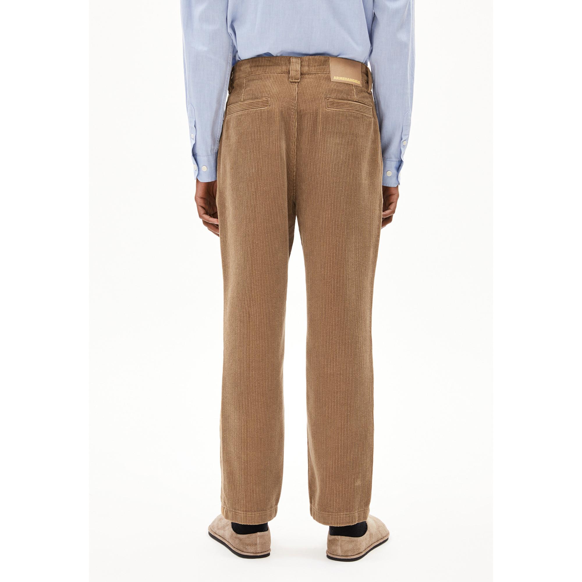 ARMEDANGELS Pantalon plissé en velours côtelé  