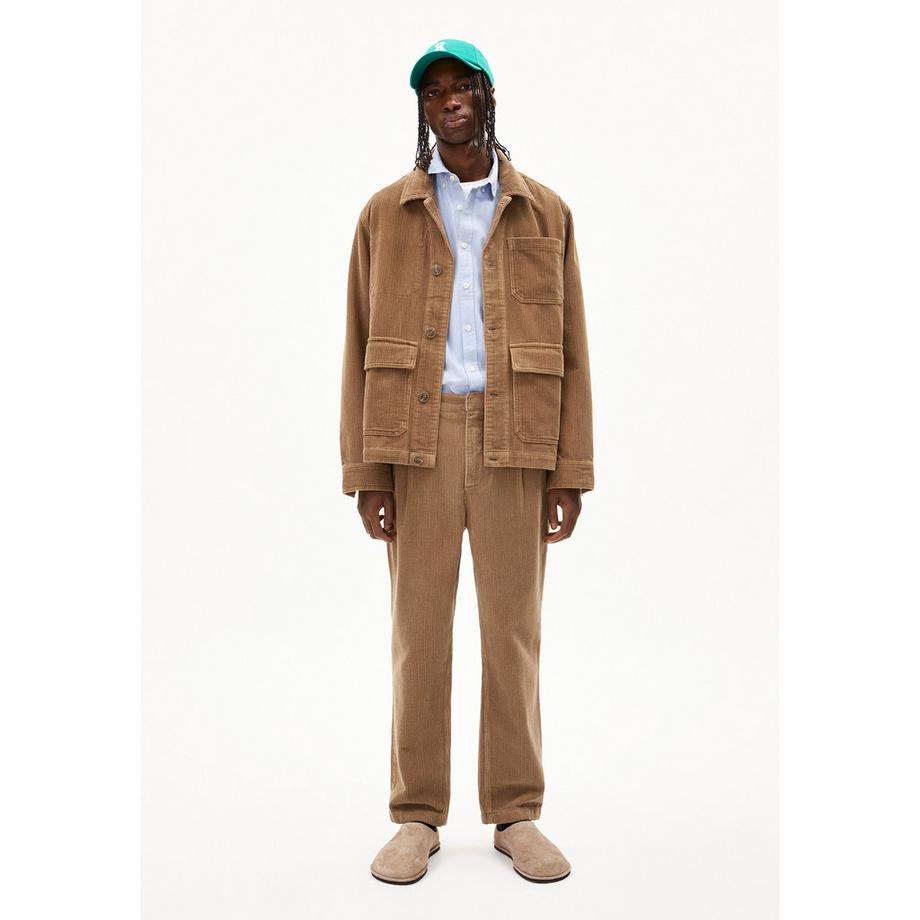 ARMEDANGELS Cordhose Bundfalten Straight Fit  