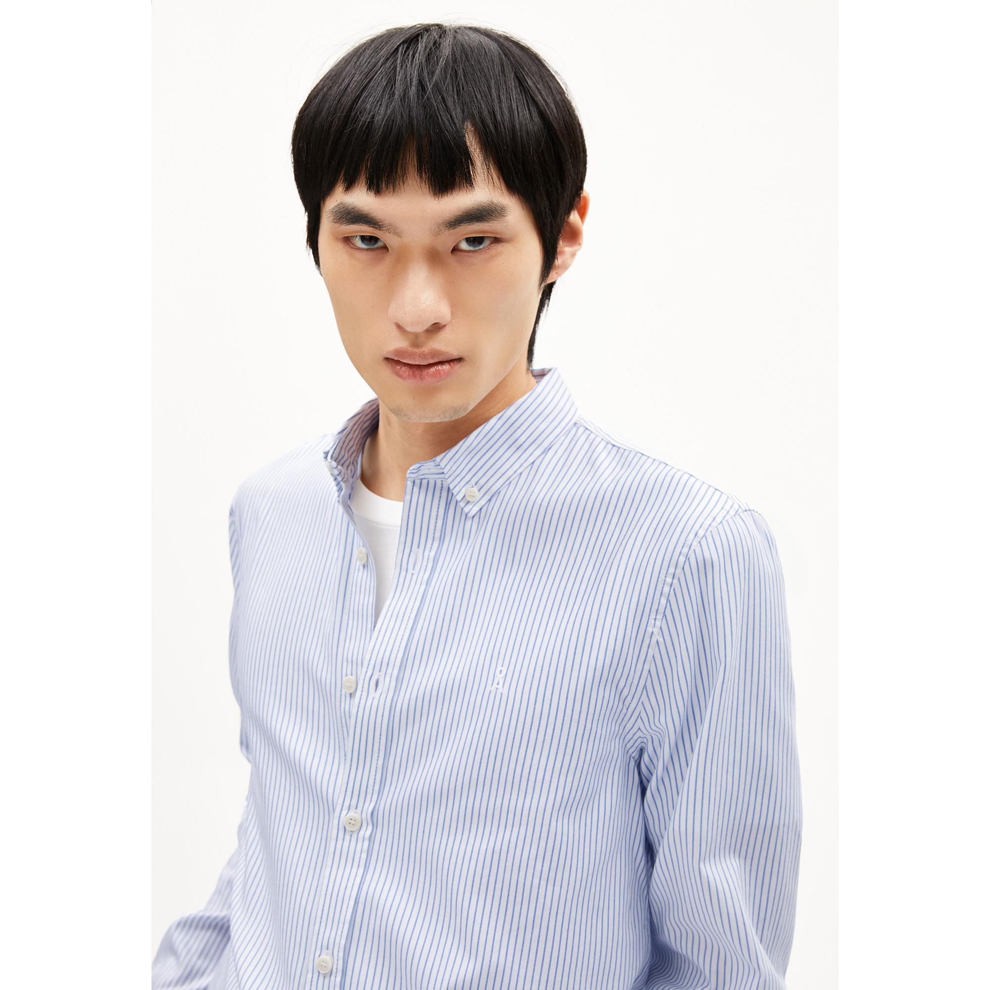 ARMEDANGELS Camicia a Righe Maniche Lunghe  