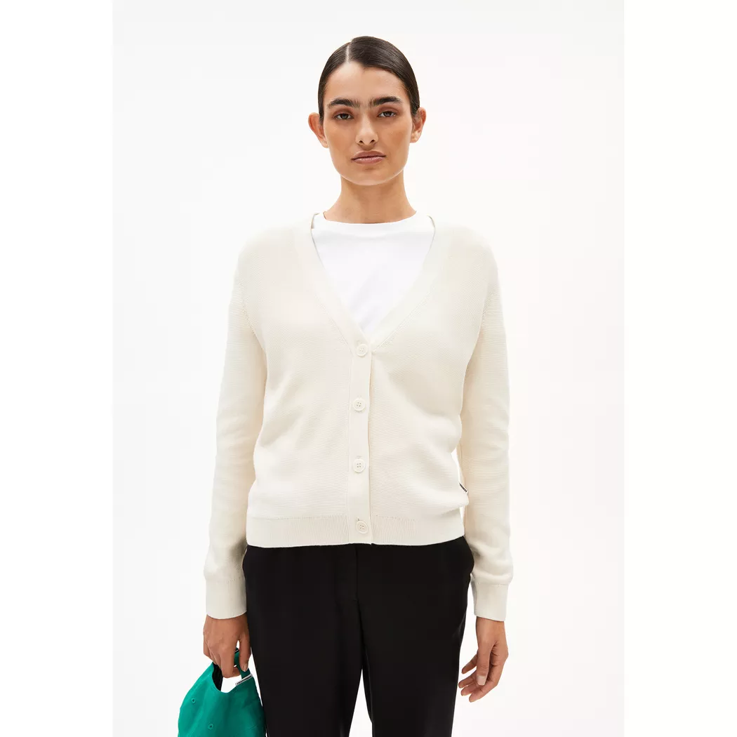 ARMEDANGELS Cardigan MENAAL creme   L damen