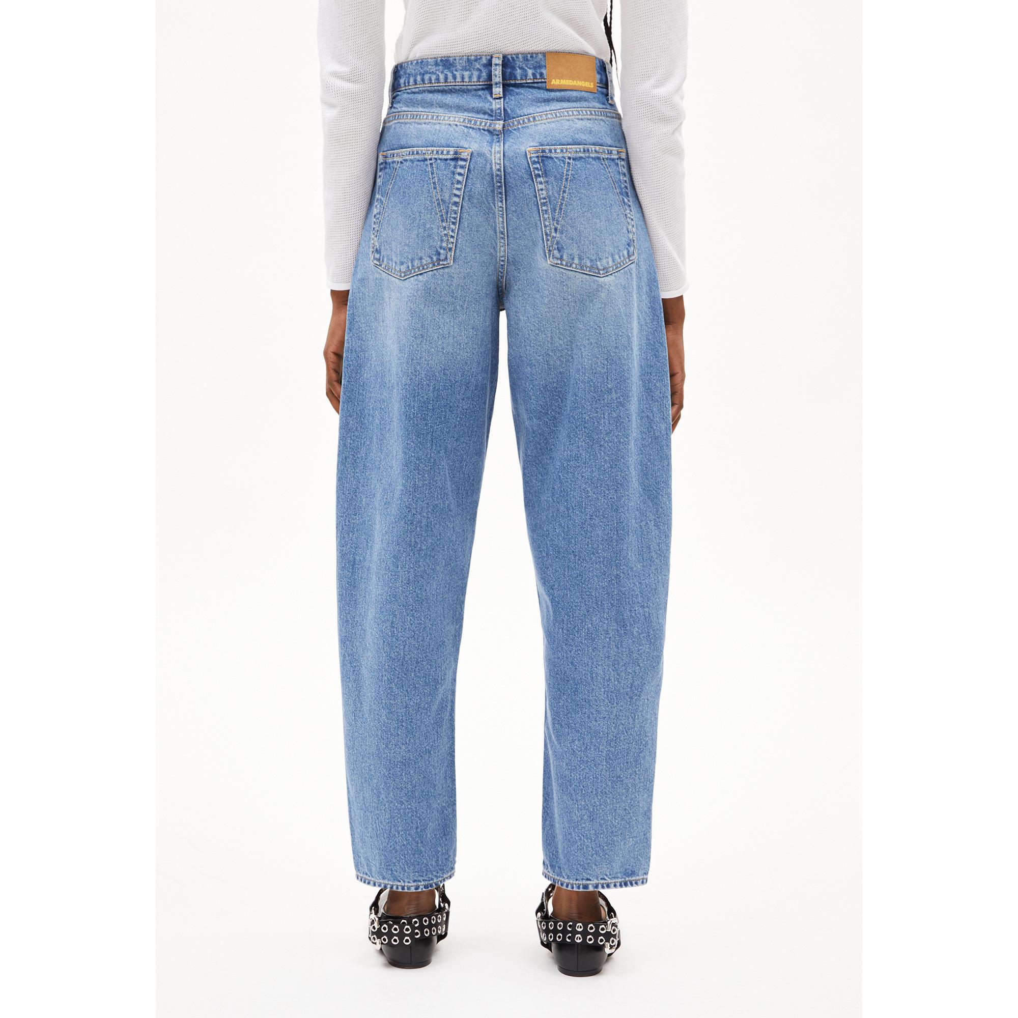 ARMEDANGELS High Waist Straight Leg Jeans  