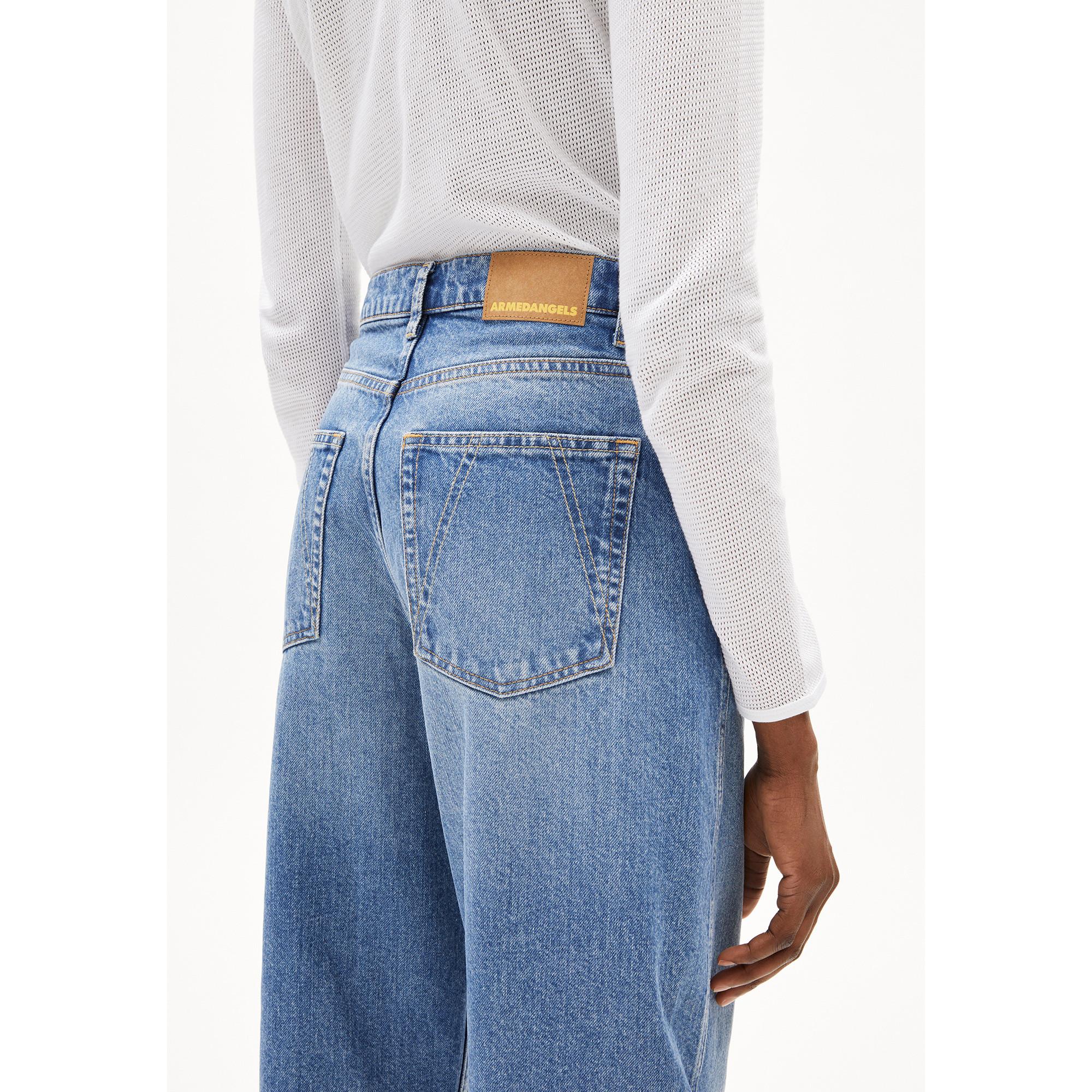 ARMEDANGELS High Waist Straight Leg Jeans  