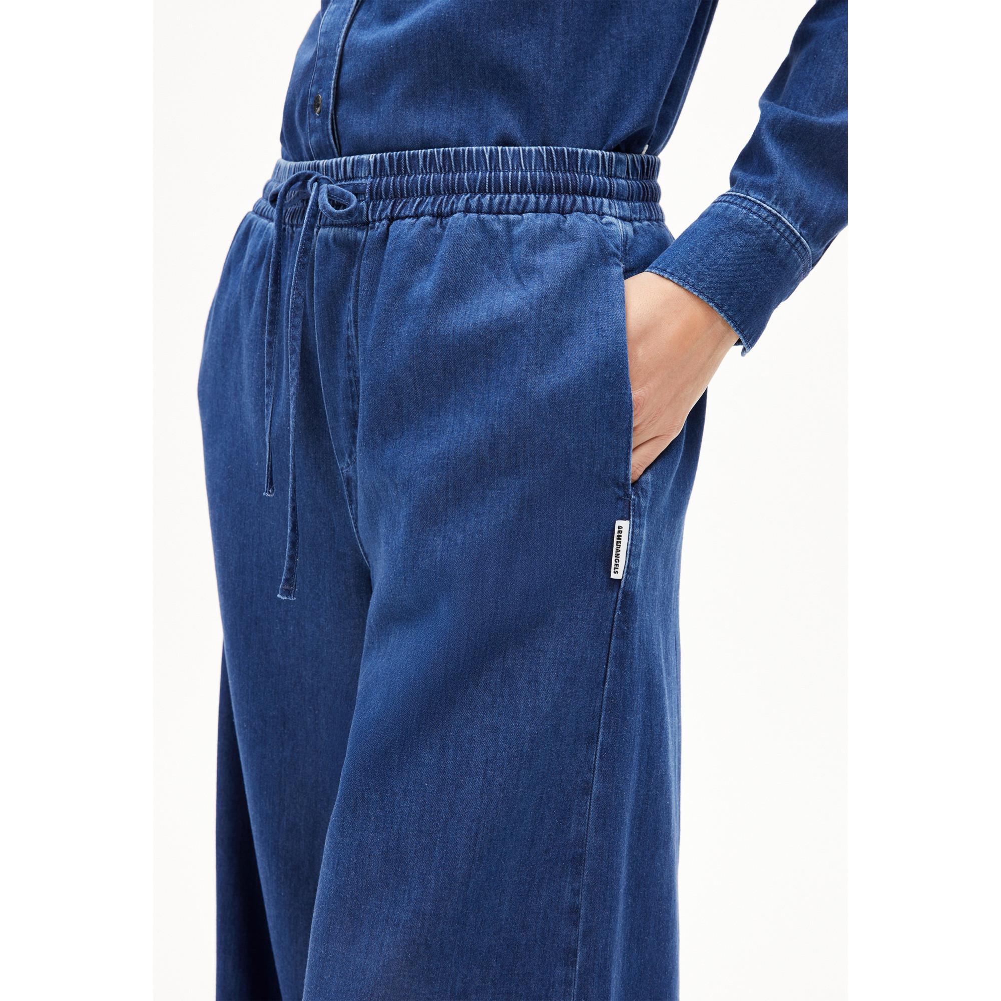 ARMEDANGELS Pantalon Denim Jambe Large  