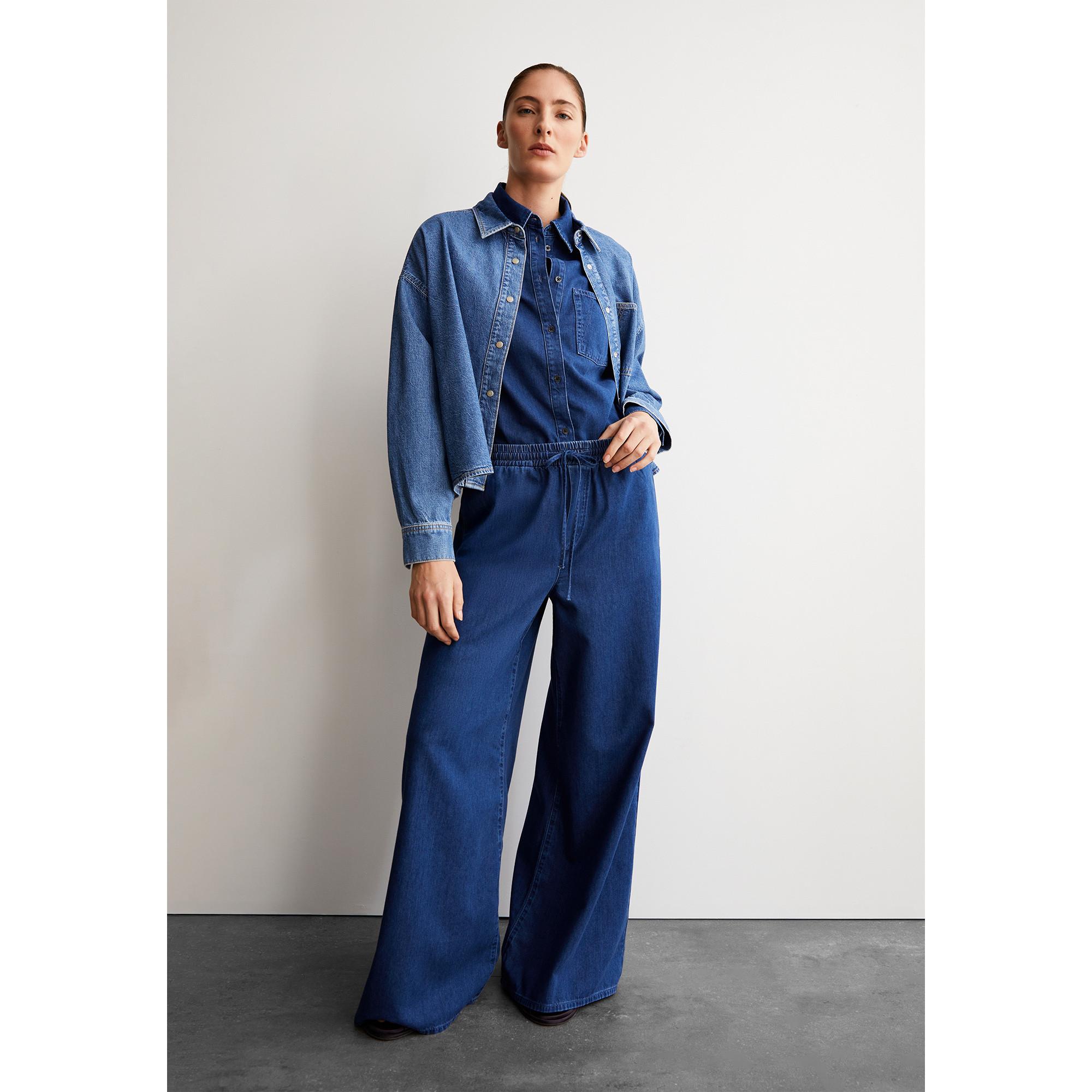 ARMEDANGELS Pantalon Denim Jambe Large  