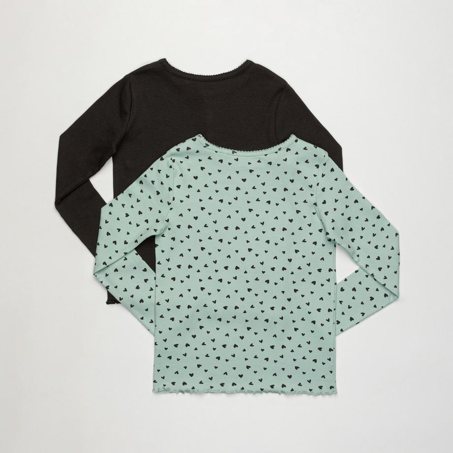 Manor Kids  Duopack, T-Shirts, langarm 
