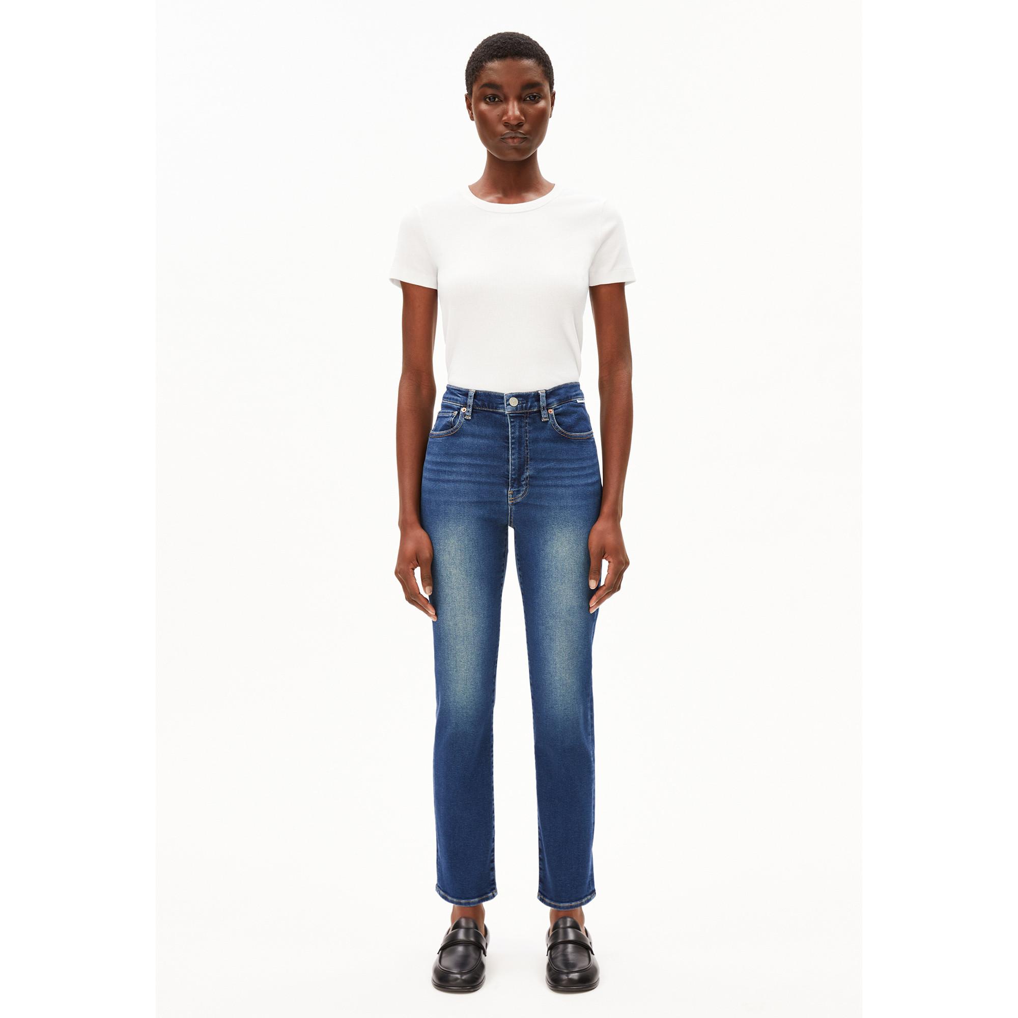ARMEDANGELS LEJAANI High Waist Straight Leg Jeans  