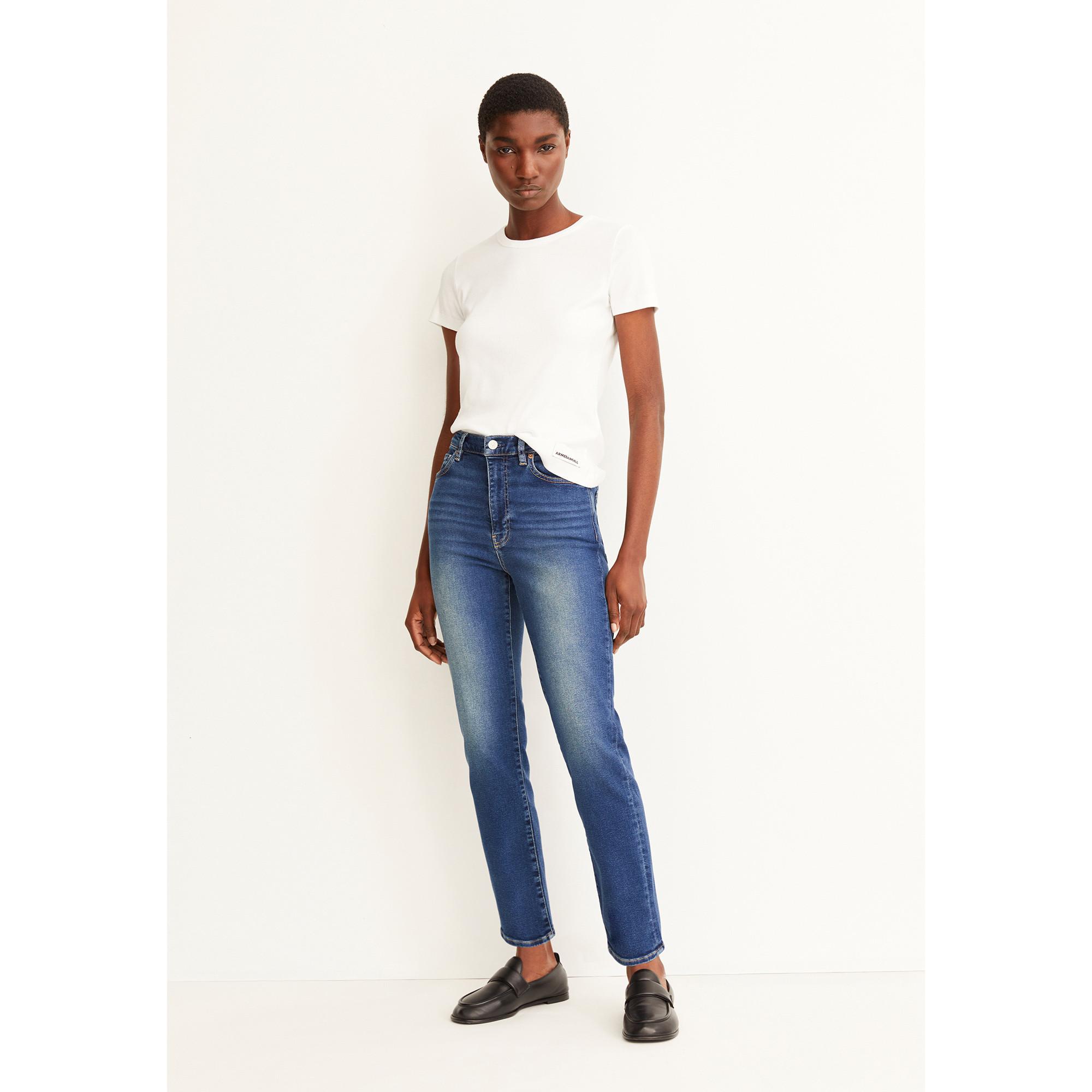 ARMEDANGELS LEJAANI High Waist Straight Leg Jeans  