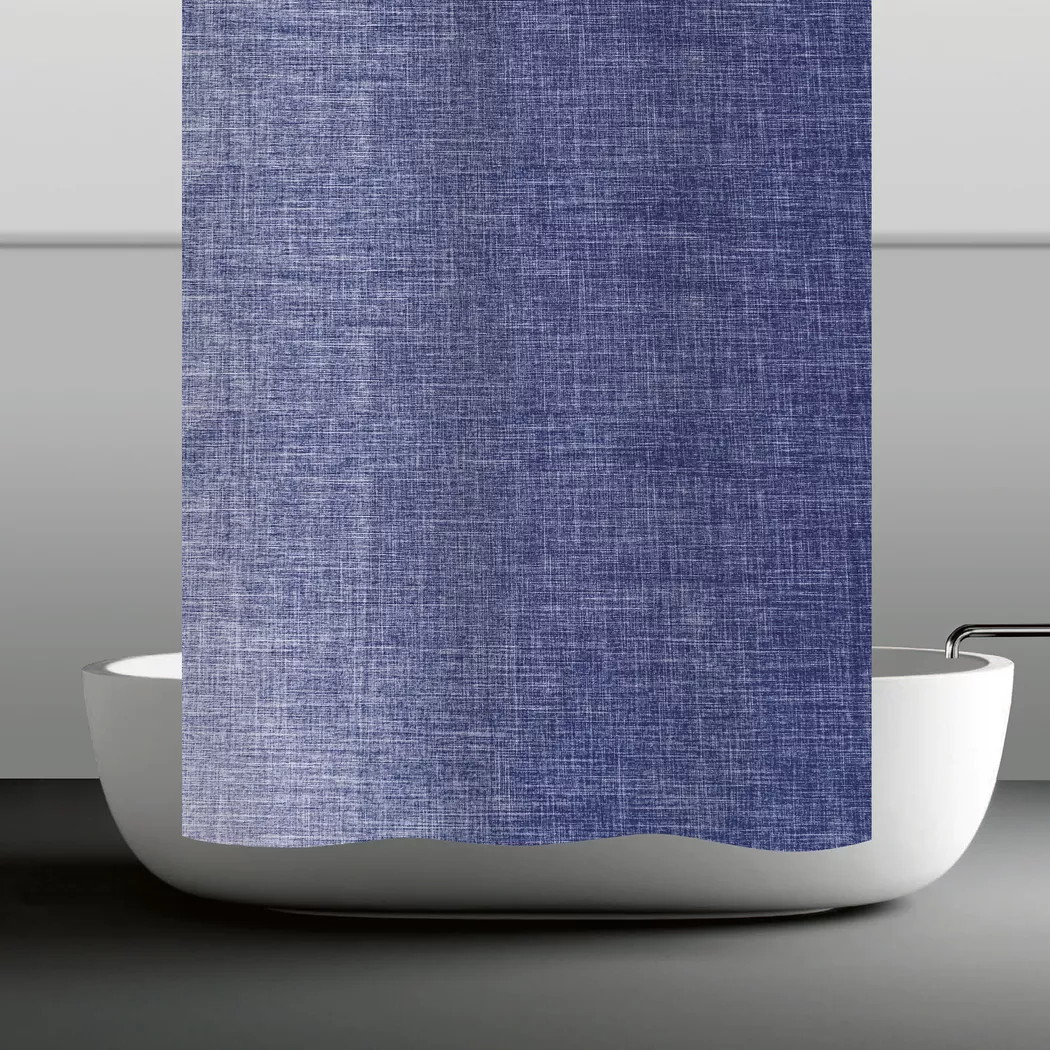 Manor - Duschvorhang, 200X180CM, Blau Denim