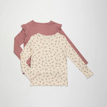 Lot de 2 T-shirts, manches longues