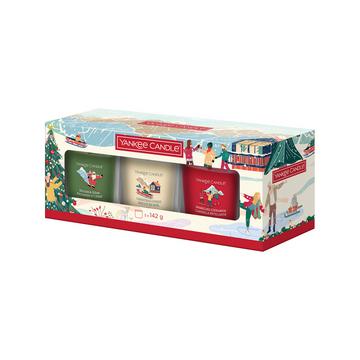 Set di candele profumate natalizie