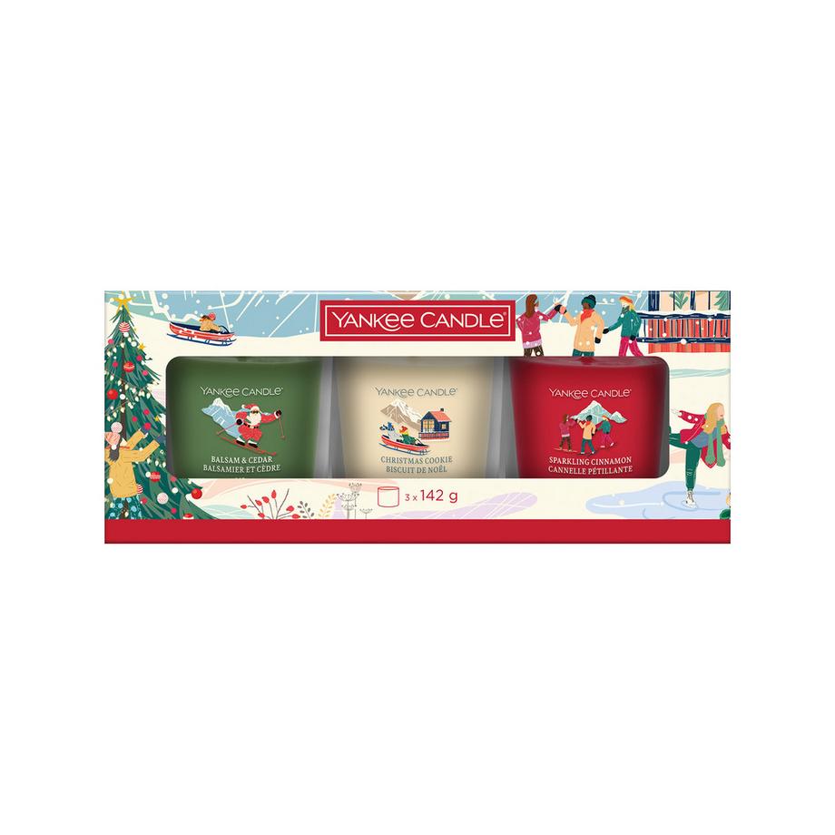 Yankee Candle Signature Set di candele profumate natalizie APRES SKI 