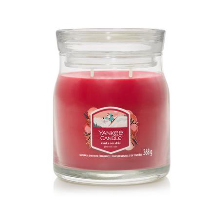 Yankee Candle Signature Duftkerze im Glas Santa on Skis 