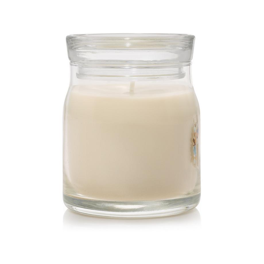Yankee Candle Signature Bougie parfumée en verre Vanilla Flurries 