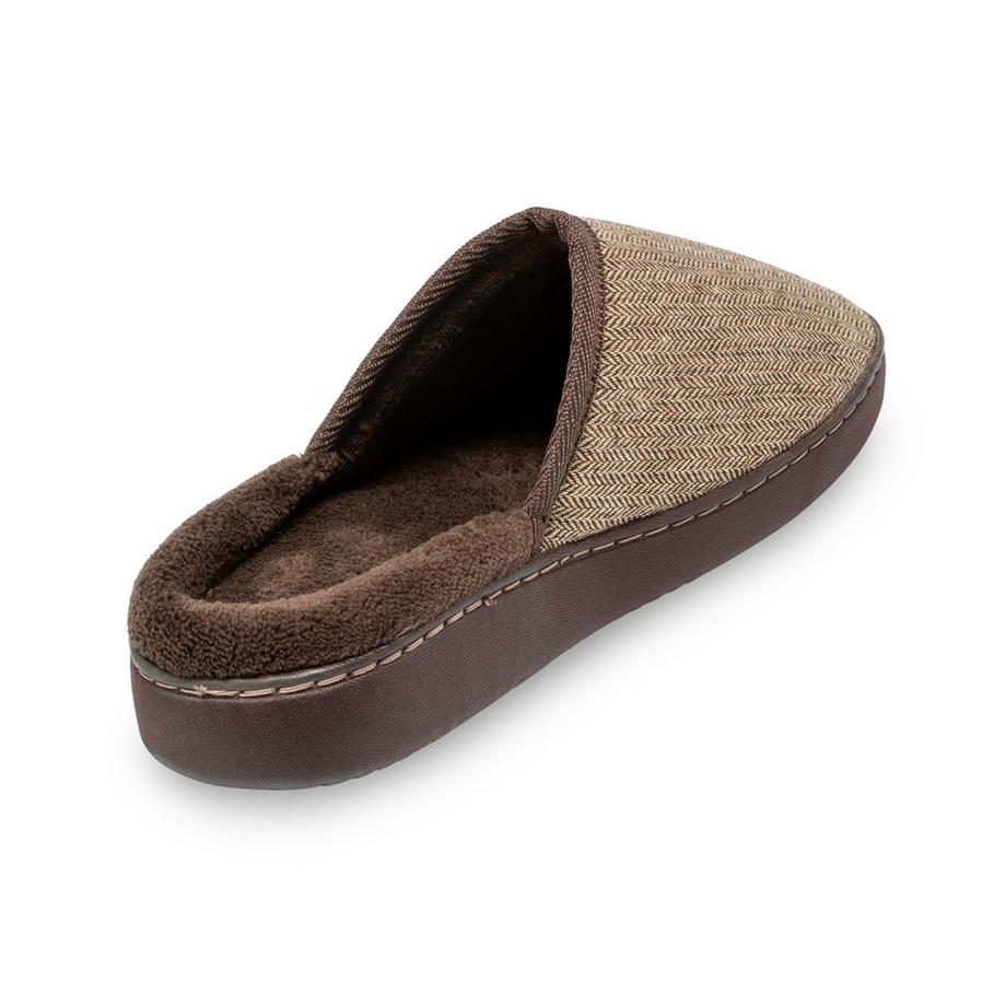 Manor Man Men Home Slipper Herringbone Hausschuhe 