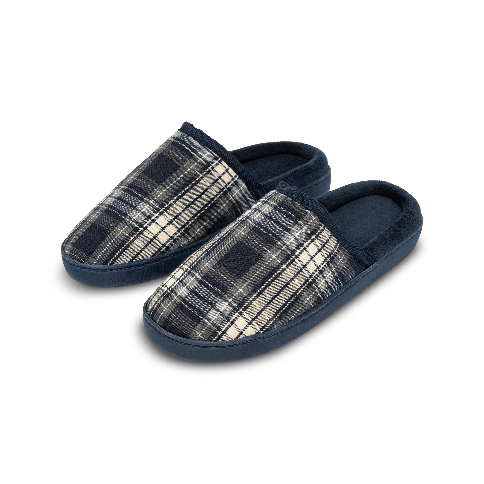 Manor Man Men Home Slipper Check Chaussons 