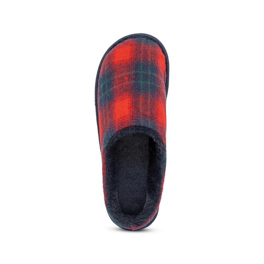 Manor Man Men Xmas Check Slipper Pantofole 