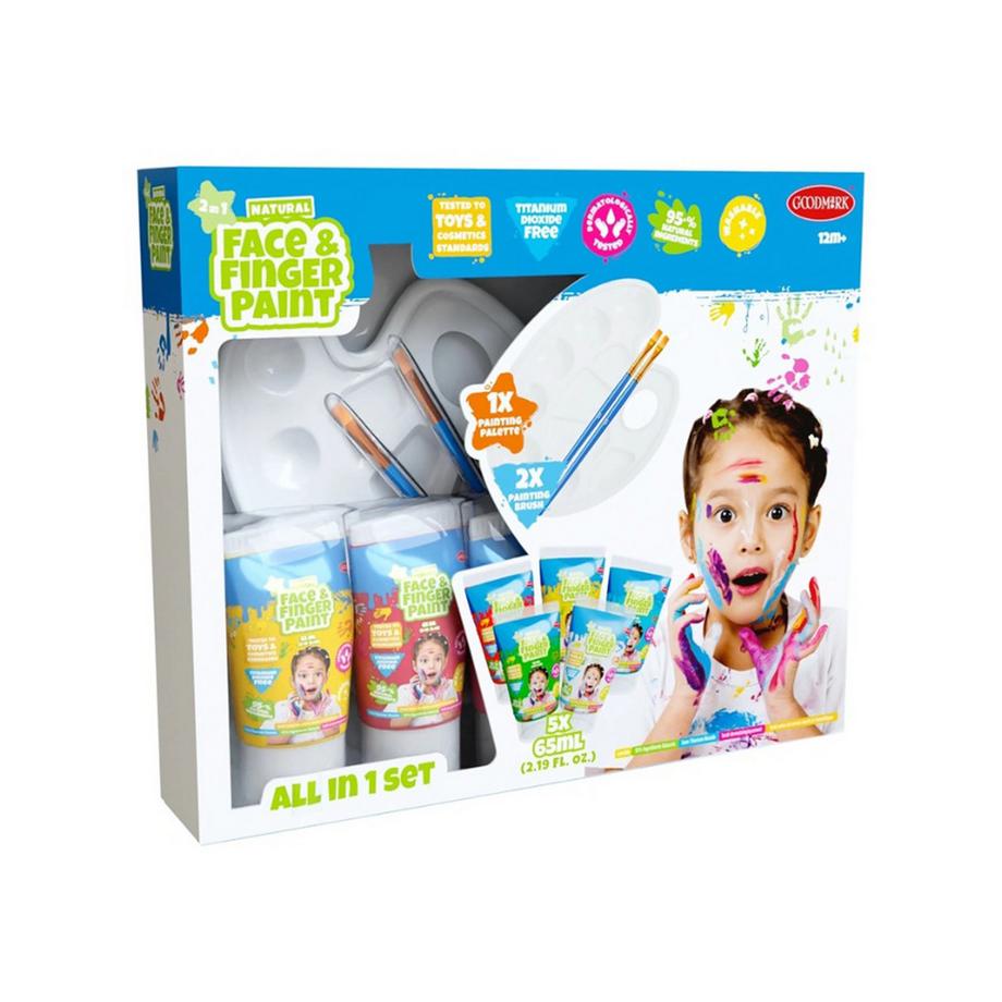 Natural Face&Finger Paint Set