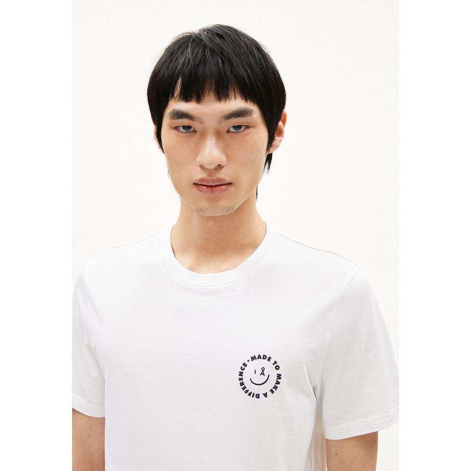 ARMEDANGELS Jaames Smiley T-Shirt Imprimé Graphique  