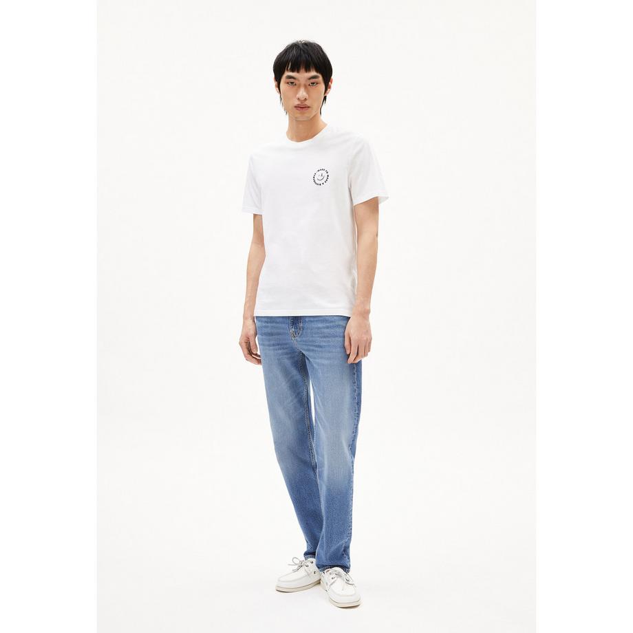 ARMEDANGELS Jaames Smiley T-Shirt Imprimé Graphique  
